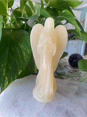 Honey Calcite Angel